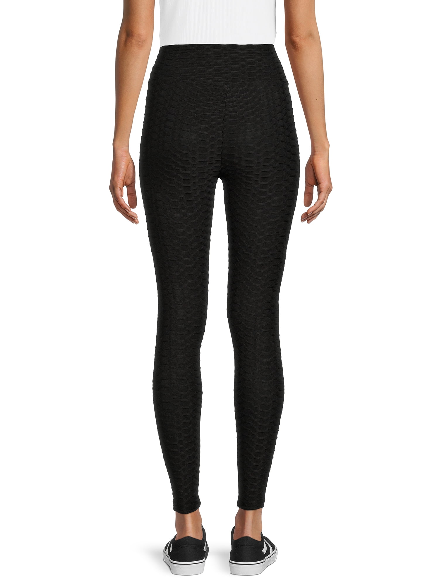 No Boundaries Juniors’ Textured Leggings