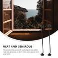 thumbnail image 3 of FOMIYES 2Ud Gancho Protector Para Puerta Y Ventana Negro De Inoxidable De Alta Calidad, 3 of 8