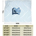 thumbnail image 3 of University of Rhode Island-Logo Fleece Blanket, Very Soft Microfiber Flannel Blanket for Couch Warm and Cozy for All Seasons, 3 of 6