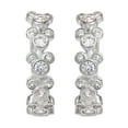 thumbnail image 3 of Disney Mickey Mouse Silver Plated Cubic Zirconia Endless Hoop Earrings, 3 of 5