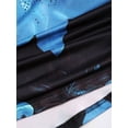 thumbnail image 2 of Women'S Fishtail Skirt Elegant Floral Ruched Skinny Bodycon Ruffle Long Skirts Blue XL, 2 of 9