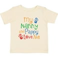 thumbnail image 3 of Inktastic Nanny and Pappy Love Me Boys or Girls Baby T-Shirt, 3 of 5
