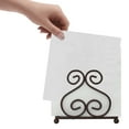 thumbnail image 4 of Blue Donuts Scroll Collection Steel Napkin Holder Freestanding Tissue Dispenser Organizer for Kitchen Countertop, Durable, Sturdy, Home Décor - Bronze, 4 of 7