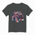 thumbnail image 4 of TOWED22 Boys T Shirts Kids Short Sleeve Shirt Crewneck Summer Basic Tee Tops 5-14 Years(Grey,5-6 Y), 4 of 4