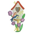 thumbnail image 4 of Threadart Machine Embroidery Design Bundles - Seasons Sets - Spring Time Birdhouses (1) - Loaded on USB Stick - 10 Sets Available, 4 of 9