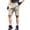 Khaki, variant on Men's Tactical Ripstop Cargo Shorts - Polyester, Water Resistant, Breathable, Multi-Pocket for Hiking, Camping, Travel, Fishing, Construction,Khaki,L
