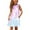 Pink, variant on Odeerbi Toddler Dress Kids Teen Girls Cute Dresses Flower Multicolour Print Dress Baby 2025 Fashion Cute Sleeveless Dress Dark Blue