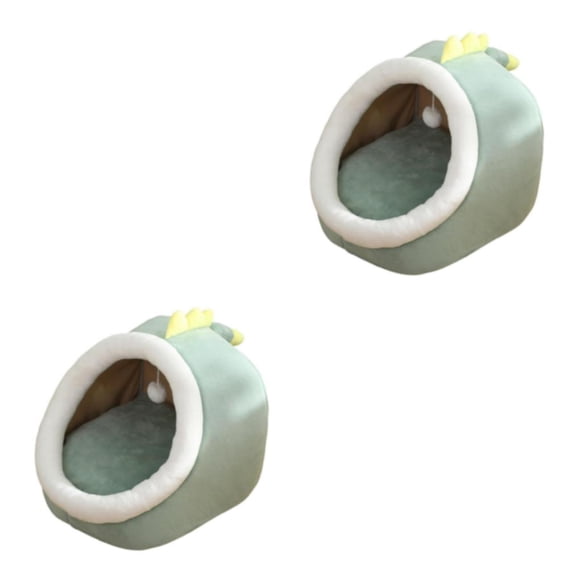 Cueva Cama para Perro Caliente con Pelota de Juguete Billuyoard
