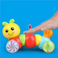thumbnail image 4 of Press And Go Inchworm Toy Juguete Educativo De Oruga Rotación De 360 ​​​​Grados Juguete De Rastreo Interactivo Con Cuentas De Colores Para Niños Regalo Para El Hogar sonducket FN002674-00, 4 of 6