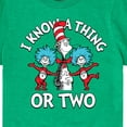 thumbnail image 3 of Dr. Seuss - I Know A Thing Or Two - Toddler And Youth Short Sleeve Graphic T-Shirt, 3 of 6