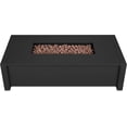 thumbnail image 7 of Real Flame Keenan 52" Rectangle Metal Propane Fire Pit Table in Black, 7 of 7