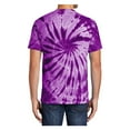 thumbnail image 2 of Mafoose Men's Short Sleeve Tie-Dye Male Cotton T-Shirts Purple 4XL, 2 of 6