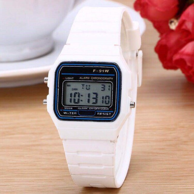 Reloj electrónico LED, reloj con correa de acero, reloj multifunción, reloj de aleación, reloj de plástico