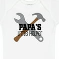 thumbnail image 4 of Inktastic Papa's Little Helper Boys Baby Bodysuit, 4 of 5