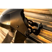 Safe Handler Full Face Protector Shield with Clear Polycarbonate Visor, Reusable Safety Face Shield, Black (Pack of 1)