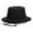 X2 Black, variant on Ticikt Men & Women's Bucket Hat, Round Brim Outdoor Sun Protection Hat with Snap Buttons,Khaki