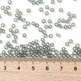 thumbnail image 3 of 10 g TOHO Round Seed Beads Japanese Seed Beads (9F) Transparent Frost Light Gray 8/0 3mm Hole: 1mm 222pcs/10g, 3 of 5