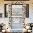thumbnail image 6 of Moocorvic 5.74ft Pumpkin Fall Maple Leaf Garland, Hanging Vine White Maple Garland Thanksgiving Decor for Home Wedding Fireplace Party Christmas, 6 of 9