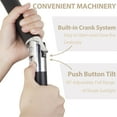 thumbnail image 4 of Autlaycil 9' Patio Umbrella with Tilt and Crank, Adjustable Outdoor Market Umbrellas, 6 Sturdy Ribs UV Protection Water Resistance for Garden, Deck, Backyard, Pool (Khaki), 4 of 5