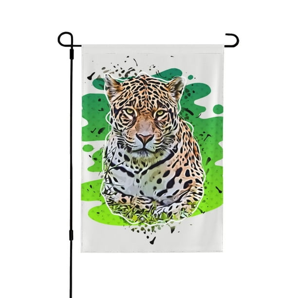 XMXY Leopard Cat Animal Garden Flags Double Sided,Farmhouse Holiday