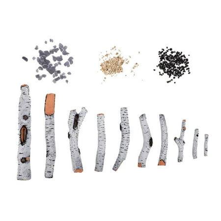 

Amantii 10-Piece Birch Log Set with Media Kit