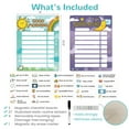thumbnail image 3 of JJPRO Daily Routine Chart for Kids-Bedtime Checklist Toddlers, Morning Routine Chart for Kids, Magnetic Schedule Chart at Home, Dry Erase Routine Chart, 3 of 6