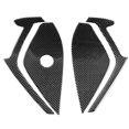 thumbnail image 2 of 4x cubierta de choque de puerta automotriz, Protector de fibra de carbono antiarañazos para reemplazo A90 shamjiam Embellecedor de la cubierta del panel de protección, 2 of 5