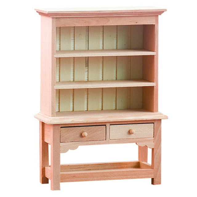 Mini House Cabinet Model Miniature Wooden Cabinet Doll House Furniture Model 1:12