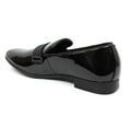 thumbnail image 2 of Men's Tuxedo Shoes Black Slip On Strap Loafer Formal Patent Leather Traditional Wedding Prom, 2 of 5