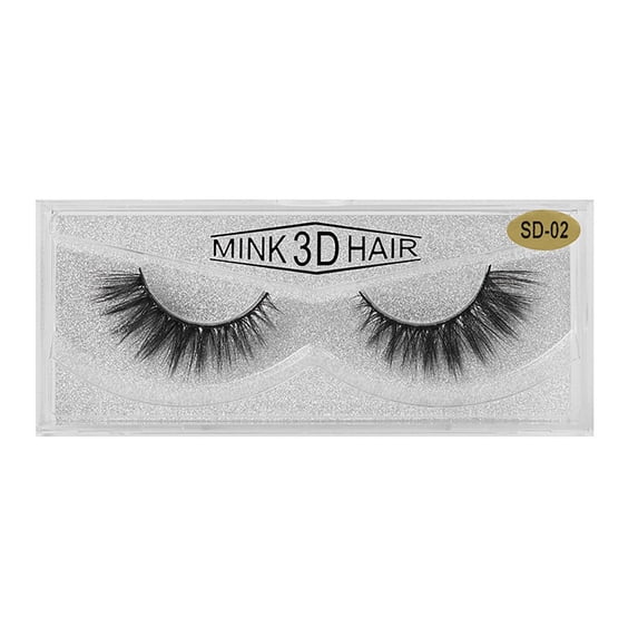 ZIYIMEI 3D Faux Mink Lashes Handmade Multi-Layer Eyelashes, Buy 2 Get 1 Free, 1 Pair Each