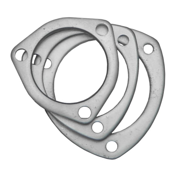 Pypes Exhaust HVF16S Exhaust Pipe Flange  3-1/2 Inch Inside Diameter; 3-Bolt Count; 3/8 Inch Thick; Stainless Steel