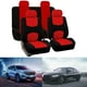 thumbnail image 5 of Fundas Universales para Asientos Coche Juego Fundas Transpirables para Asientos Vehículos (rojo), 5 of 9