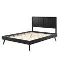 thumbnail image 3 of Platform Bed Frame, Twin Size, Wood, Black, Modern Contemporary Urban Design, Bedroom Master Guest Suite, 3 of 10
