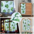 thumbnail image 4 of Película estática para ventana con diseño de arcoíris de 39,4 x 16,9 pulgadas, diseño de hojas de palma verdes en 3D, para ventana, decorativa, a prueba de rayos UV, bloqueador solar, calcomanías no, 4 of 8