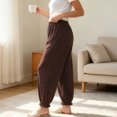 thumbnail image 5 of Women's Polka Pajama Pants Casual Loose Fit Jogger Lounge Pants Lightweight Soft Sleepwear with Pocket, 5 of 6