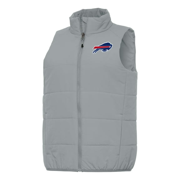 Women's Antigua Gray Buffalo Bills Experience Full-Zip Vest