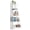 White, variant on Giantex 5-Tier Ladder Bookshelf, Floor Standing Bookcase for Living Room, Narrow Display Rack, White