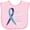 AD-Pink, variant on Inktastic Faith over Fear Hydrocephalus Awareness with Blue Ribbon Boys or Girls Baby Bib