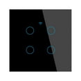 thumbnail image 1 of Tuya Smart Wifi Light Switch Touch Control NO Neutral Wire Required 1234 Gang, 1 of 5