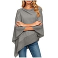 thumbnail image 4 of ZGRBOU Women's Sunscreen Cover Up Lightweight Batwing Loose Wrap Shawl Sun Protection Summer Flowy Beach Shirts, 4 of 4