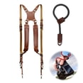 thumbnail image 1 of Juego de pulsera con correa de hombro doble para cámara, correa de cámara Dual ajustable de liberación rápida para cámara DSLR SLR DV, 2 uds. YUNYI BRAND  Deportes, 1 of 8