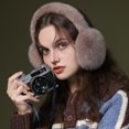 thumbnail image 5 of Cache-oreilles Pliables pour Femmes Temps Froid Cache-Oreilles Chauds d'Hiver Bandeau Mignon Chauffe-Oreilles Ample, 5 of 5