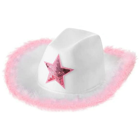 Cowgirl Hat Cowboy Hat Birthday Party Hats Women Hat Trim Hat Adults Party Hats Cospla