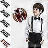 thumbnail image 5 of Children's Trousers Back Bow Tie Set Adjustable Elastic Strap Bow Tie (brown), 5 of 5