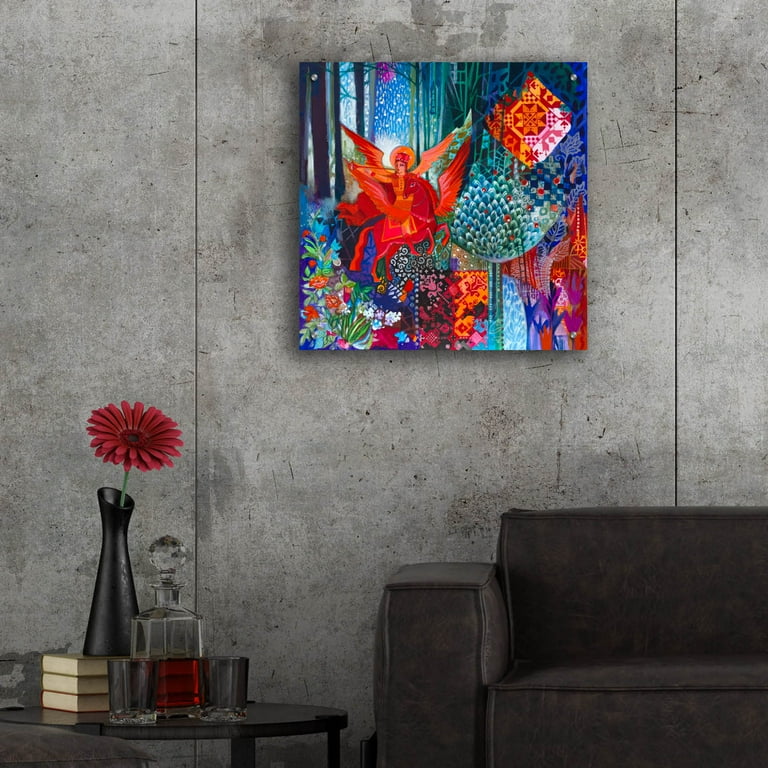 Epic Art 'Saint Michael The Archangel' by Oxana Zaika Acrylic
