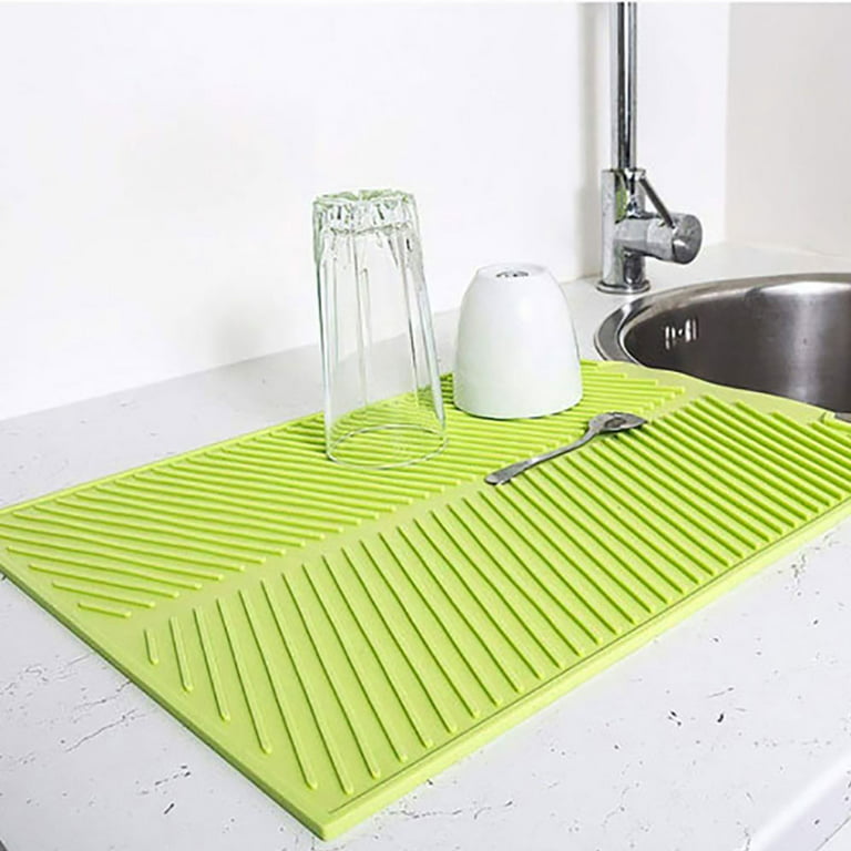 Bueautybox Silicone Trivet, Mat for Hot Pots and Pans, Kitchen Countertop Protector, Heat-Resistant Nonslip Washable Holder Mats, Dishwasher Safe, Jar