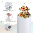thumbnail image 3 of Juego de 3 Fundas de Spandex para Soporte de Cilindro Uxcell, Blanco (Tela Elástica - Pequeño), 3 of 5
