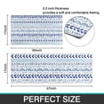 thumbnail image 7 of Blue Striped Geometric Pattern Kitchen Rugs Sets Of 2,Anti Fatigue Kitchen Mat Rugs Non Slip Washable,Decorative Kitchen Floor Mats for Kitchen,Sink,Laundry,17"x30"+17"x47", 7 of 7