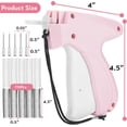 thumbnail image 2 of Clothing Label Gun with Box Retail Price Tag Labeling Gun Kit Having Needles Micro Fasteners Scissors and Soft Cover Suitable for Store Warehouse Consignment Yard Sale etc.(Blac, 2 of 7