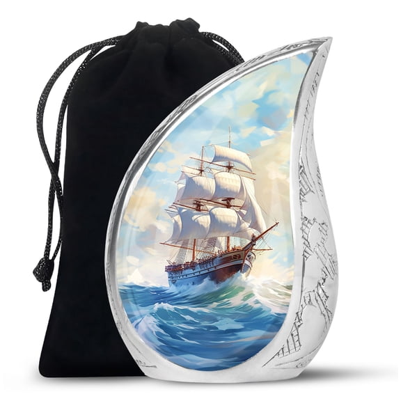 SUBSH Large Urn For Ashes - Urn For Ashes For Women Large - Urns For Ashes Adult Male Large - Funeral Cremation Urns For Ashes